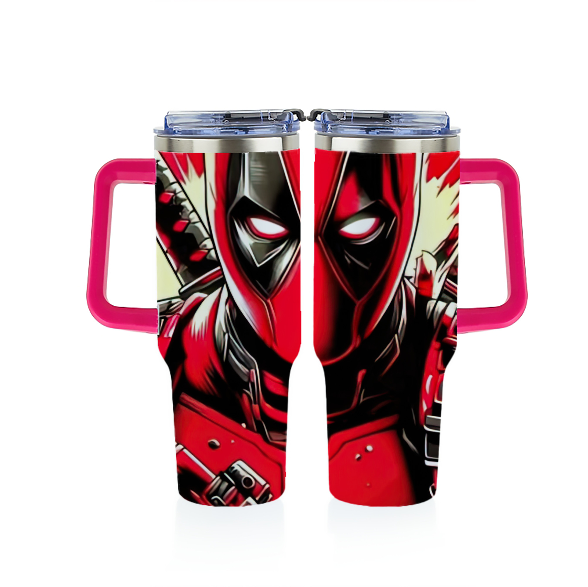 （画像用） Deadpool デッドプール 1200ｍLフルプリント車用タンブラー